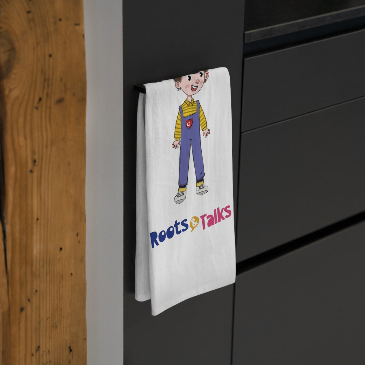 Ahmet Character Cotton Tea Towel, Roots & Talks - product photo 4