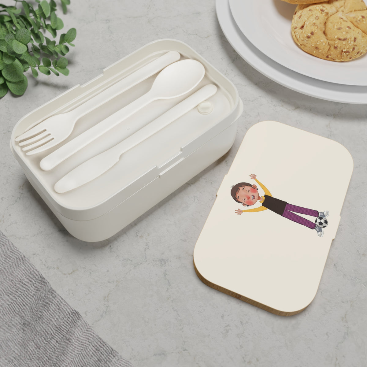 Gazi Character Bento Lunch Box, Roots & Talks - product photo 4