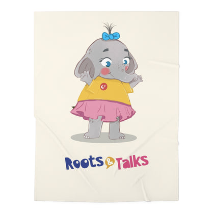 Filiz Elephant Baby Swaddle Blanket, Roots & Talks - product photo 1