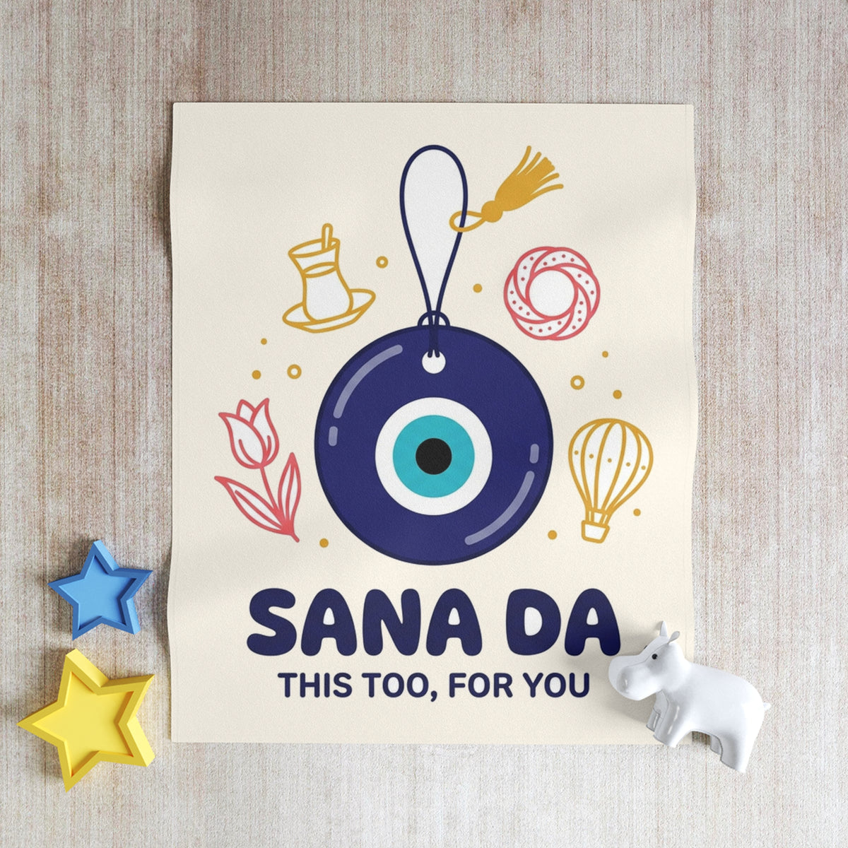 Sana Da Throw Blanket, Roots & Talks - product photo 4