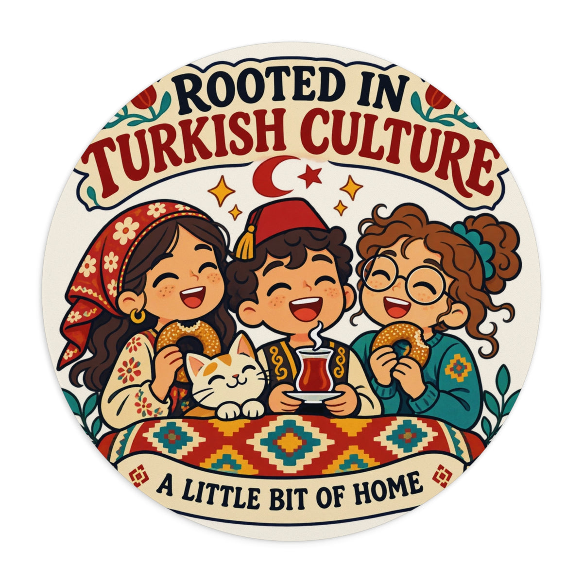 Rooted in Turkish Culture Mouse Pad, Roots & Talks - product photo 1