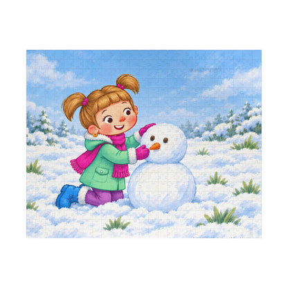 Snowman Day Jigsaw Puzzle, Roots & Talks - product photo 2