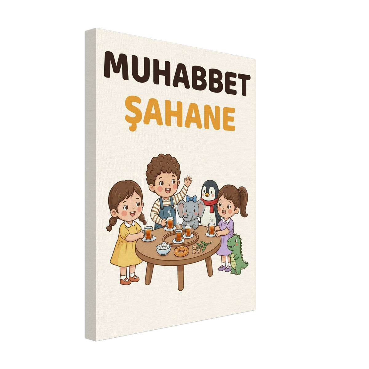 Çay Bahane, Muhabbet Şahane Canvas Print, Roots & Talks - canvas photo 2