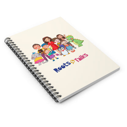 All the Characters Together Spiral Notebook, Roots & Talks - product photo 3