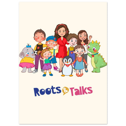 All the Characters Together Portrait Poster, Roots & Talks - poster photo 3