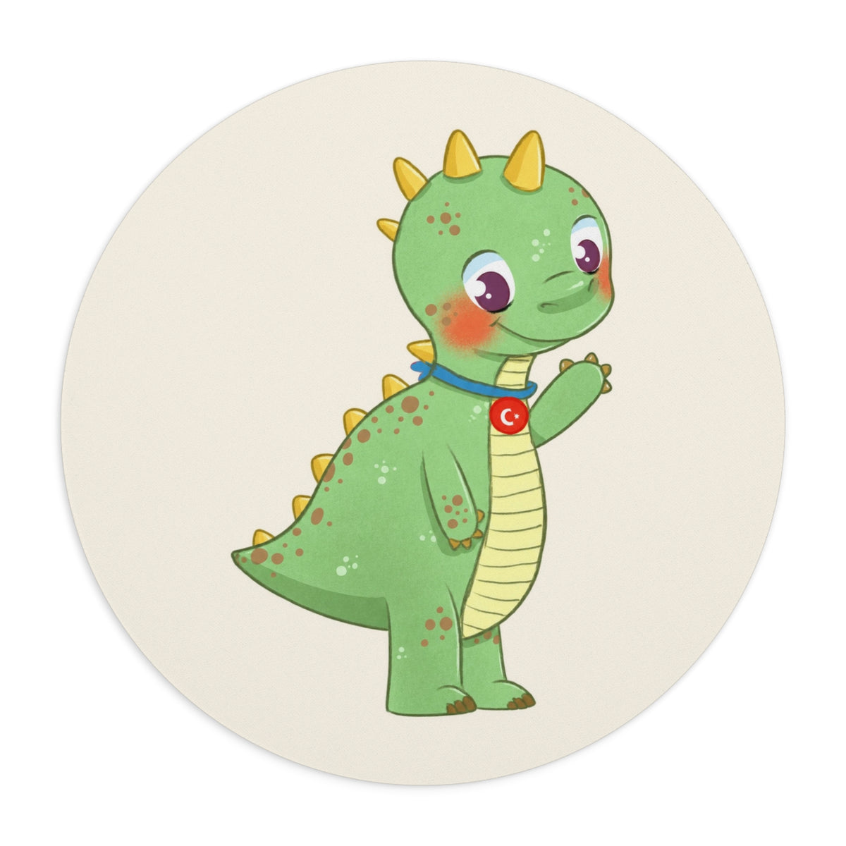 Dino Dinosaur Mouse Pad, Roots & Talks - product photo 1