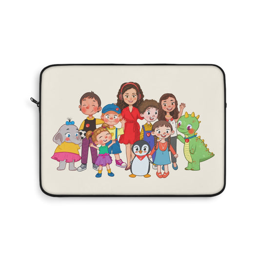 All the Characters Together Laptop Sleeve, 13 in, Roots & Talks - product photo 1