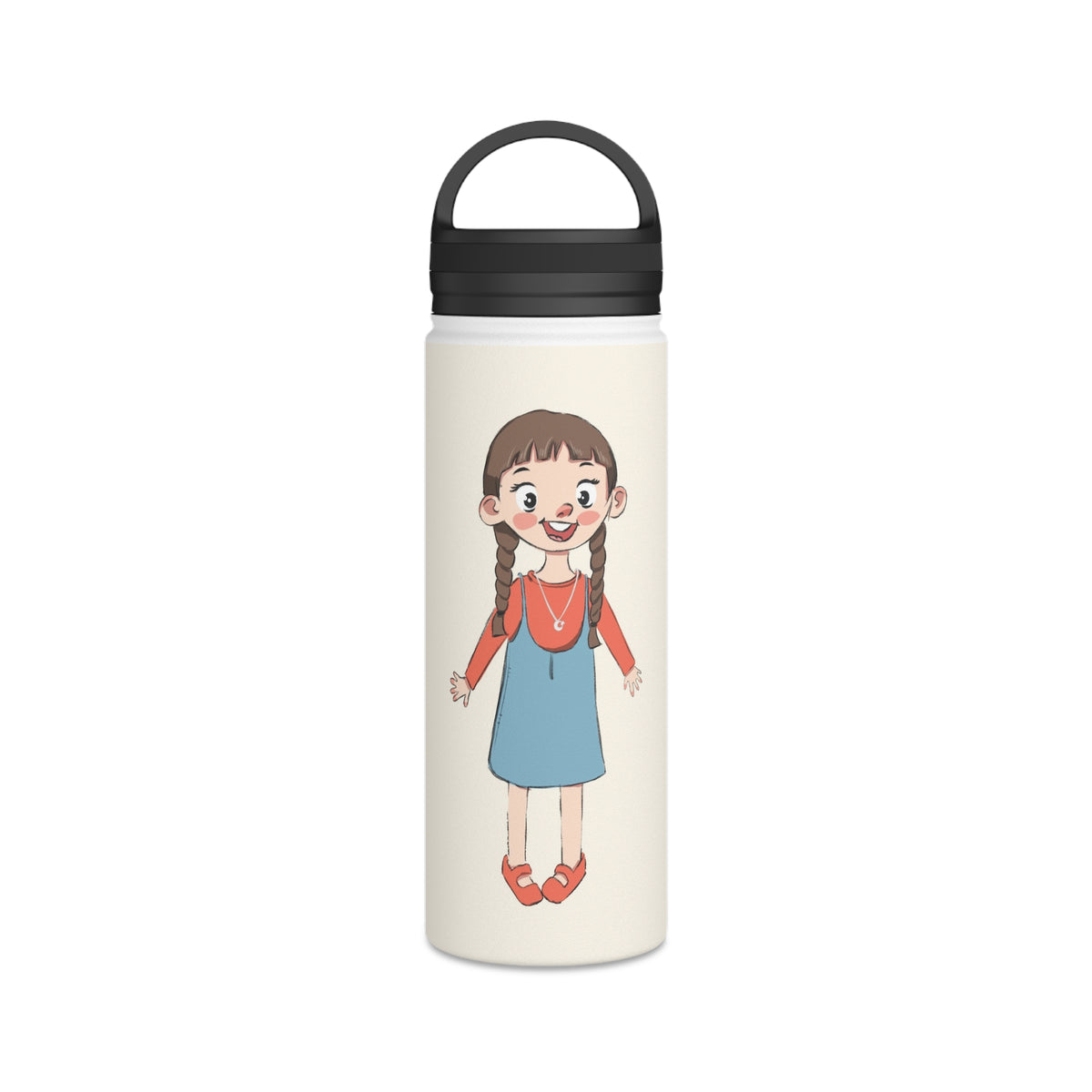 Eylül Character Stainless Steel Water Bottle, 18 oz, Roots & Talks - product photo 1