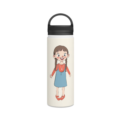 Eylül Character Stainless Steel Water Bottle, 18 oz, Roots & Talks - product photo 1