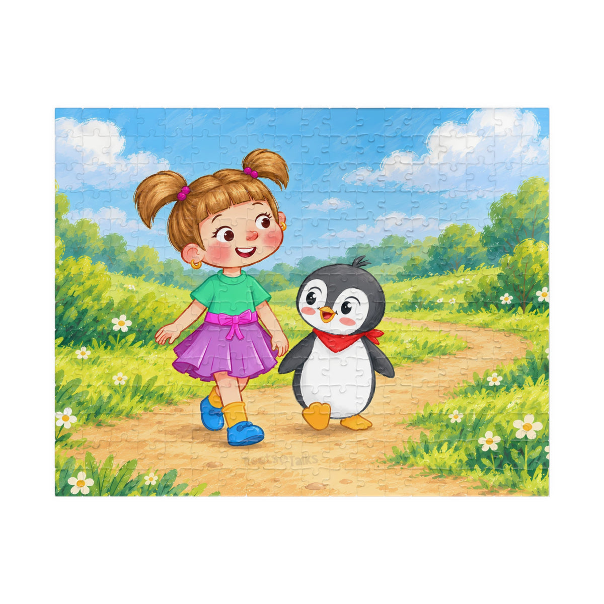 Walking Home with Pingucan Jigsaw Puzzle, Roots & Talks - product photo 1