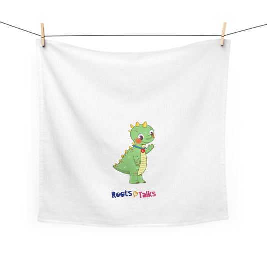 Dino Dinosaur Cotton Tea Towel, Roots & Talks - product photo 2