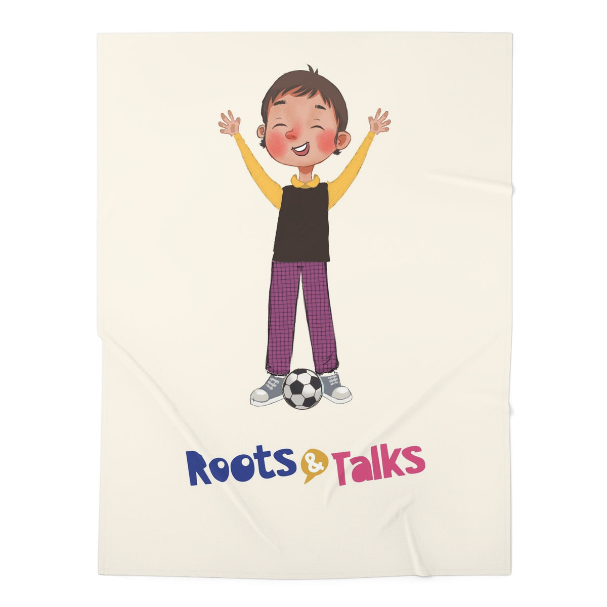 Gazi Character Baby Swaddle Blanket, Roots & Talks - product photo 1