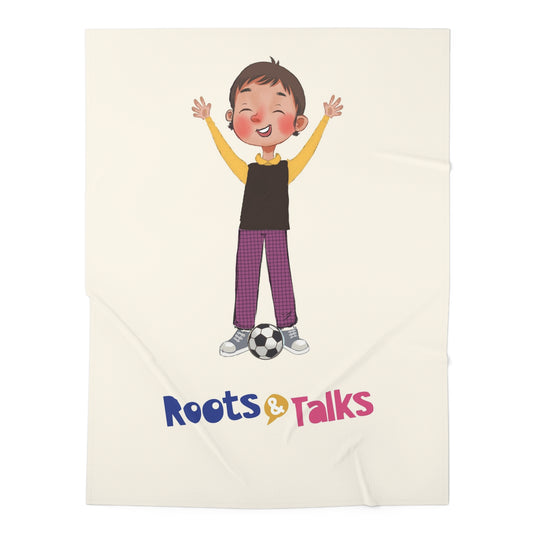 Gazi Character Baby Swaddle Blanket, Roots & Talks - product photo 1