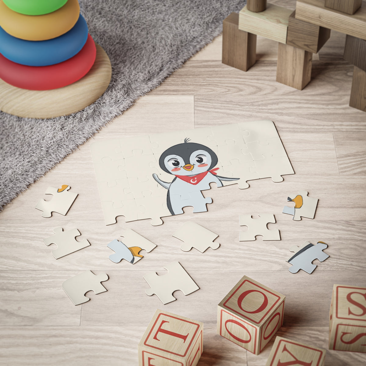 Pingucan Penguin Kids' Puzzle, 30 Pieces, Roots & Talks - product photo 2