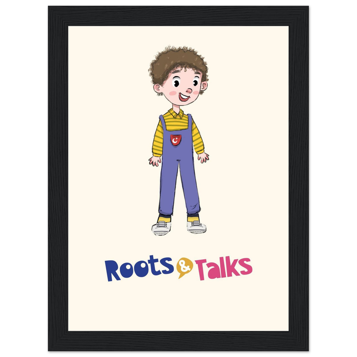 Ahmet Character Framed Portrait Poster, Roots & Talks - framed poster photo 1