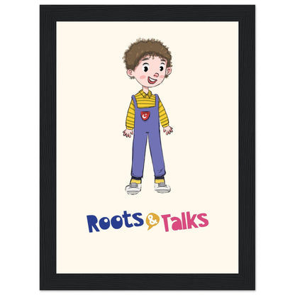 Ahmet Character Framed Portrait Poster, Roots & Talks - framed poster photo 1