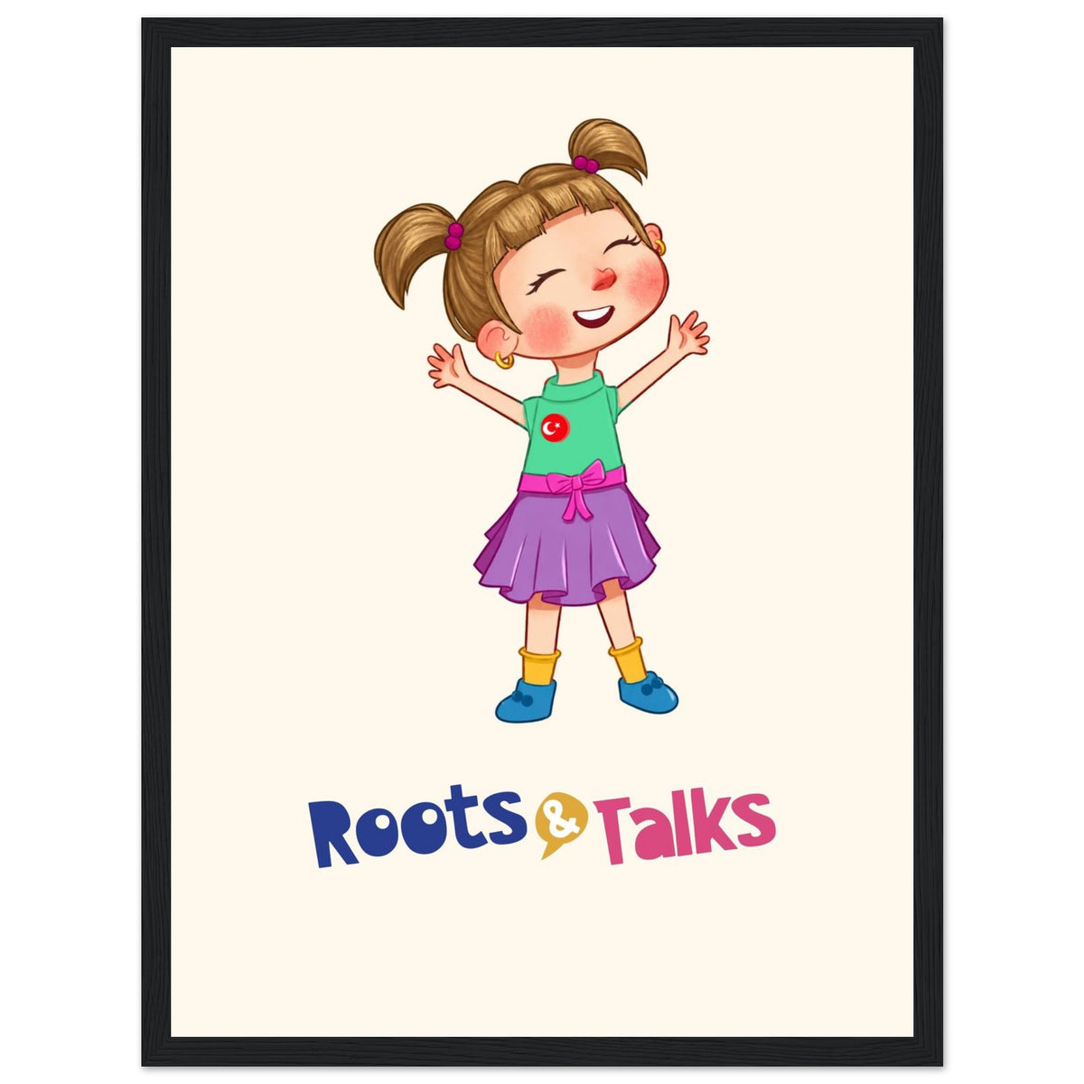 Ela Character Framed Portrait Poster, Roots & Talks - framed poster photo 2