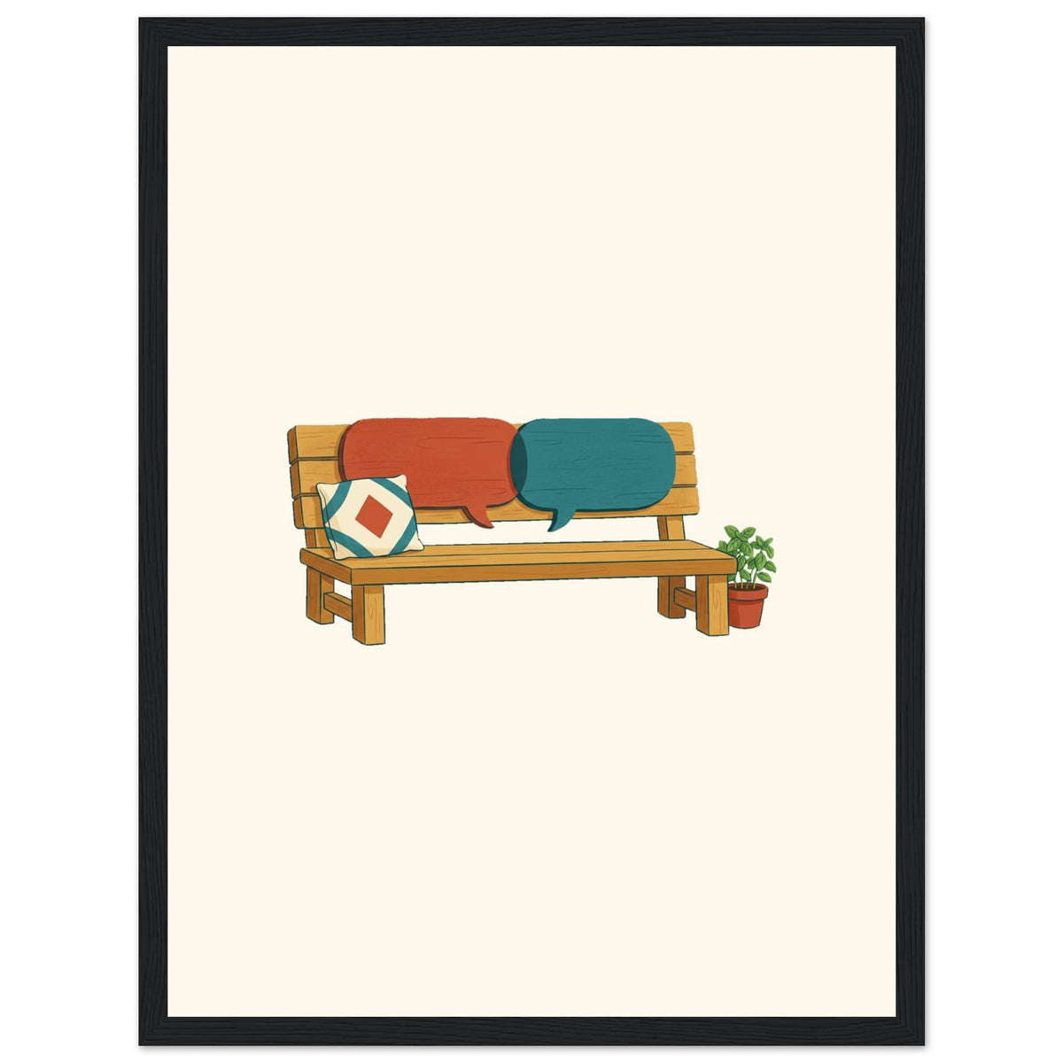 Room for One More Word Framed Portrait Poster, Roots & Talks - framed poster photo 2