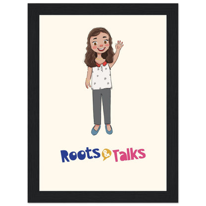 Defne Character Framed Portrait Poster, Roots & Talks - framed poster photo 1