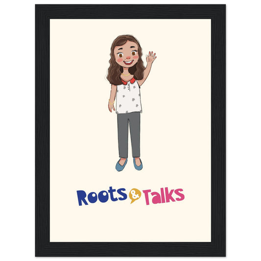 Defne Character Framed Portrait Poster, Roots & Talks - framed poster photo 1