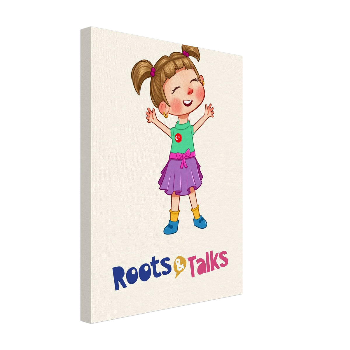 Ela Character Canvas Print, Roots & Talks - canvas photo 1