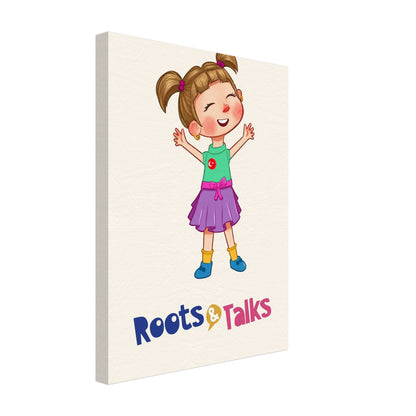 Ela Character Canvas Print, Roots & Talks - canvas photo 1