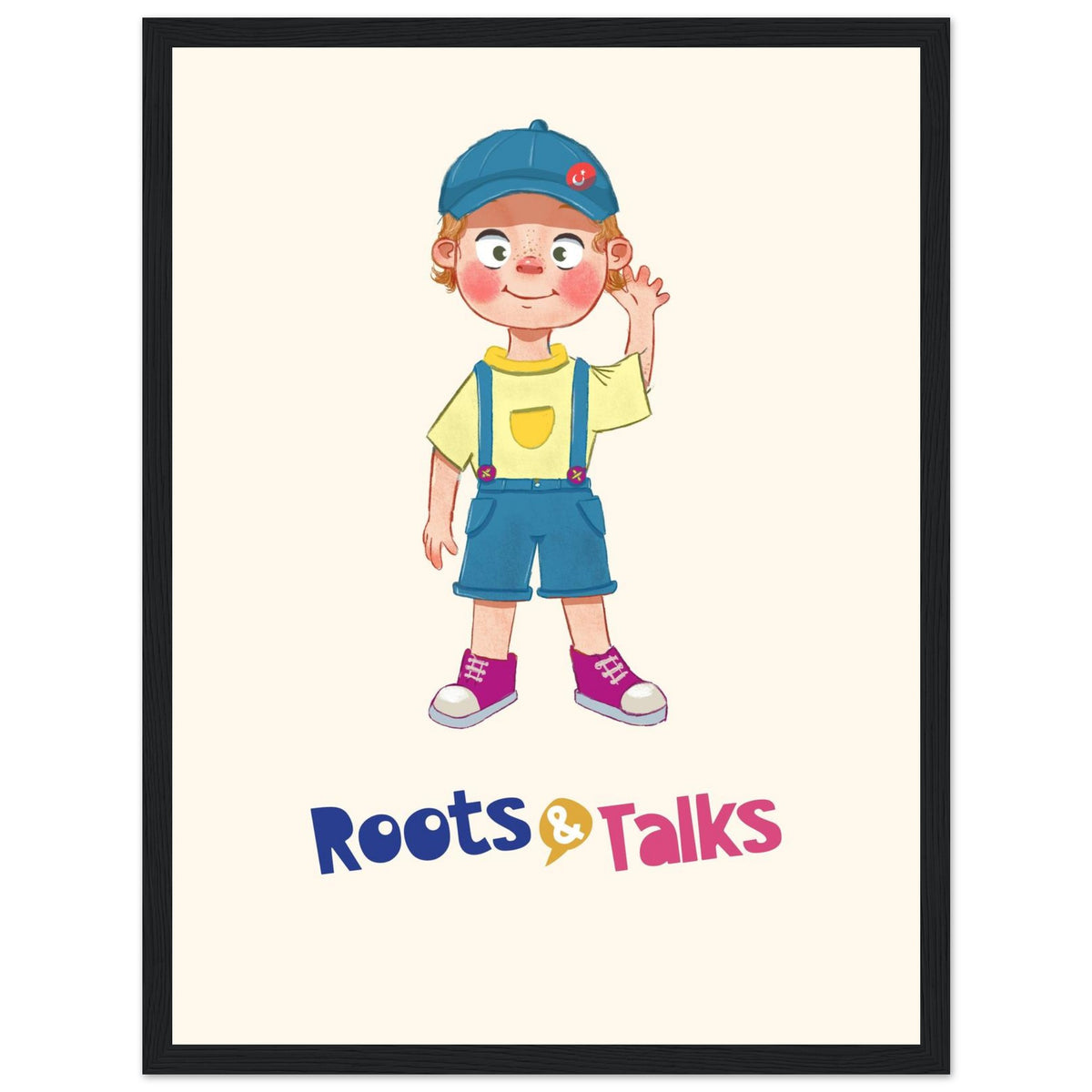 Giray Character Framed Portrait Poster, Roots & Talks - framed poster photo 2