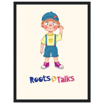 Giray Character Framed Portrait Poster, Roots & Talks - framed poster photo 2