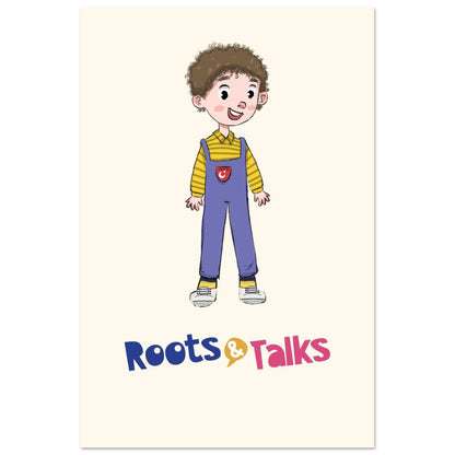 Ahmet Character Portrait Poster, Roots & Talks - poster photo 1