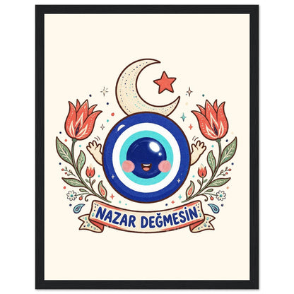 Nazar Değmesin Framed Portrait Poster, Roots & Talks - framed poster photo 3