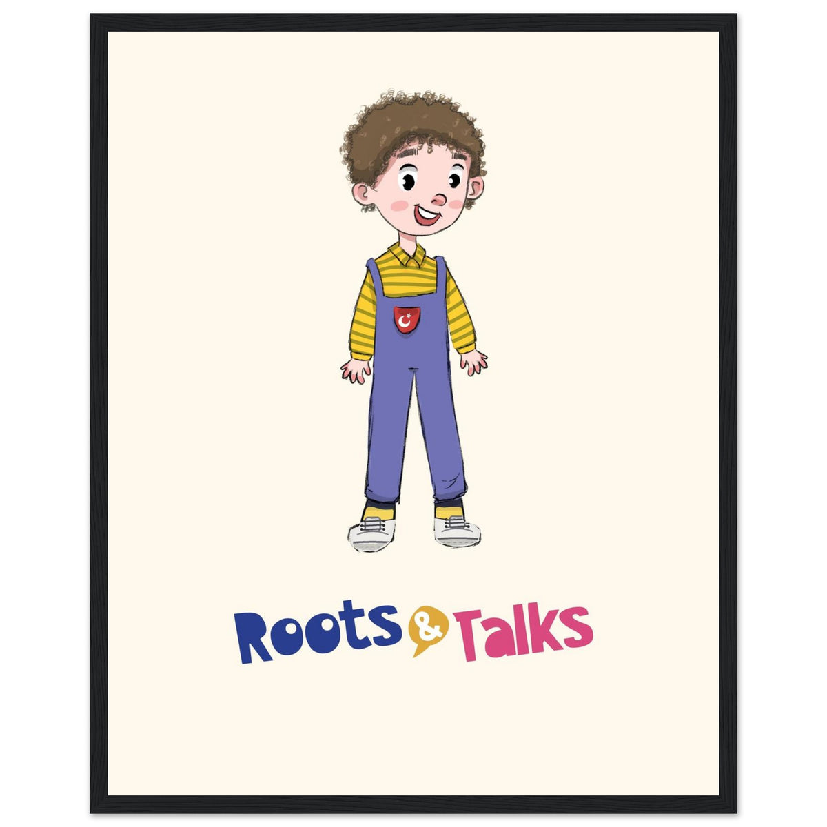 Ahmet Character Framed Portrait Poster, Roots & Talks - framed poster photo 4