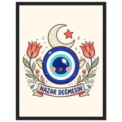 Nazar Değmesin Framed Portrait Poster, Roots & Talks - framed poster photo 2
