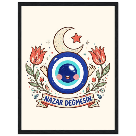 Nazar Değmesin Framed Portrait Poster, Roots & Talks - framed poster photo 2