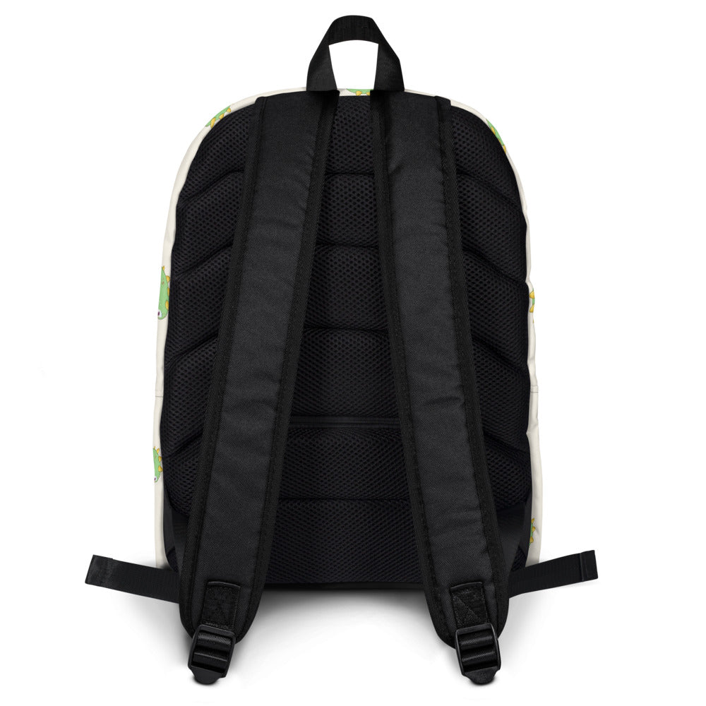 Dino Dinosaur All-Over Print Backpack, Roots & Talks - Back