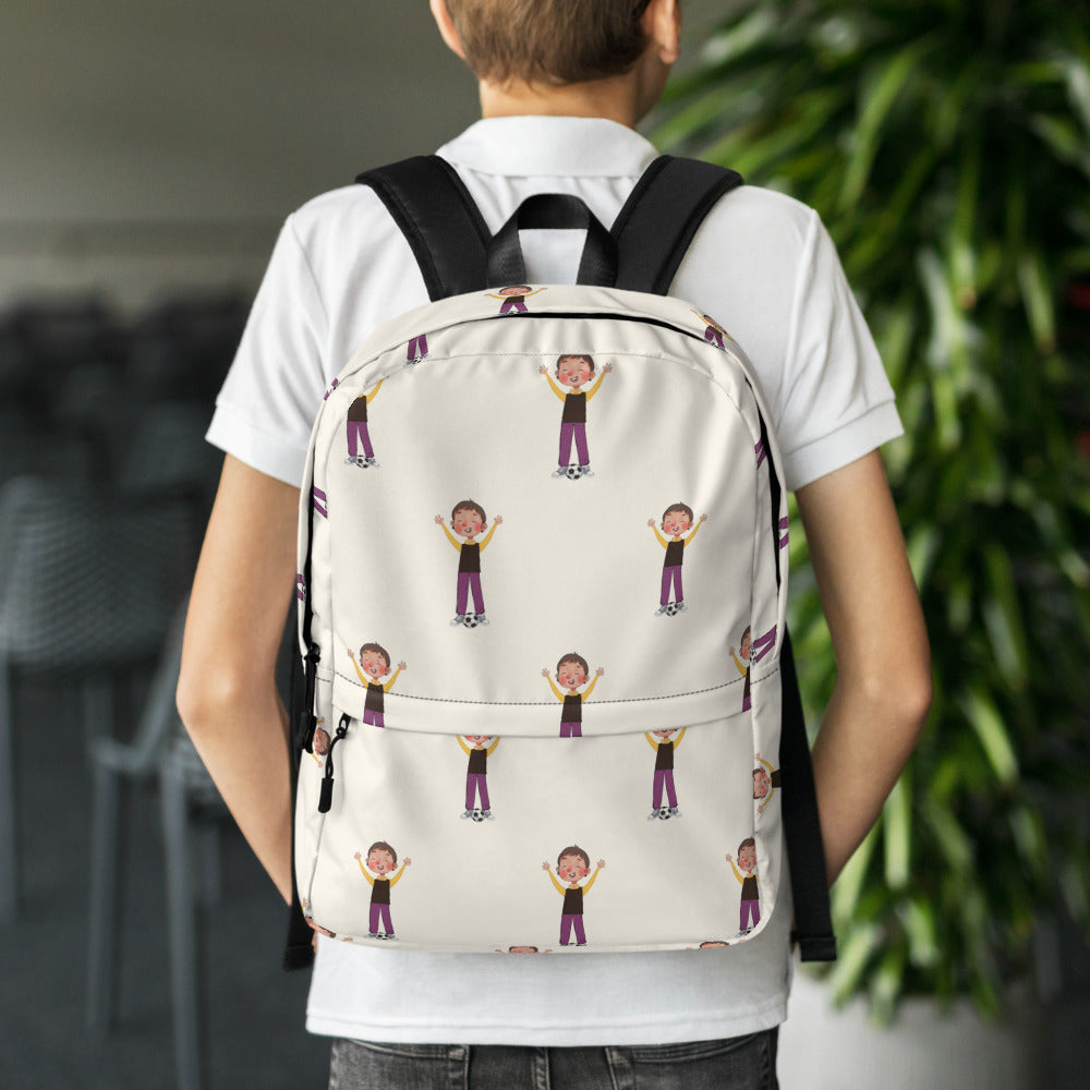 Gazi Character All-Over Print Backpack, Roots & Talks - lifestyle photo 2