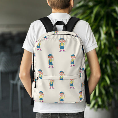 Giray Character All-Over Print Backpack, Roots & Talks - lifestyle photo 2