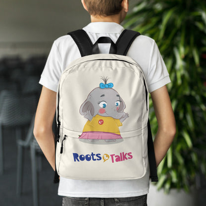 Filiz Elephant Backpack, Large Print, Roots & Talks - lifestyle photo 1