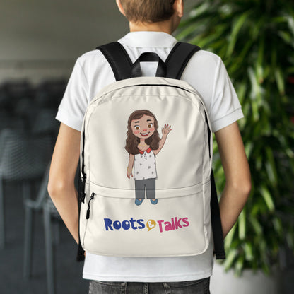 Defne Character Backpack, Large Print, Roots & Talks - lifestyle photo 1
