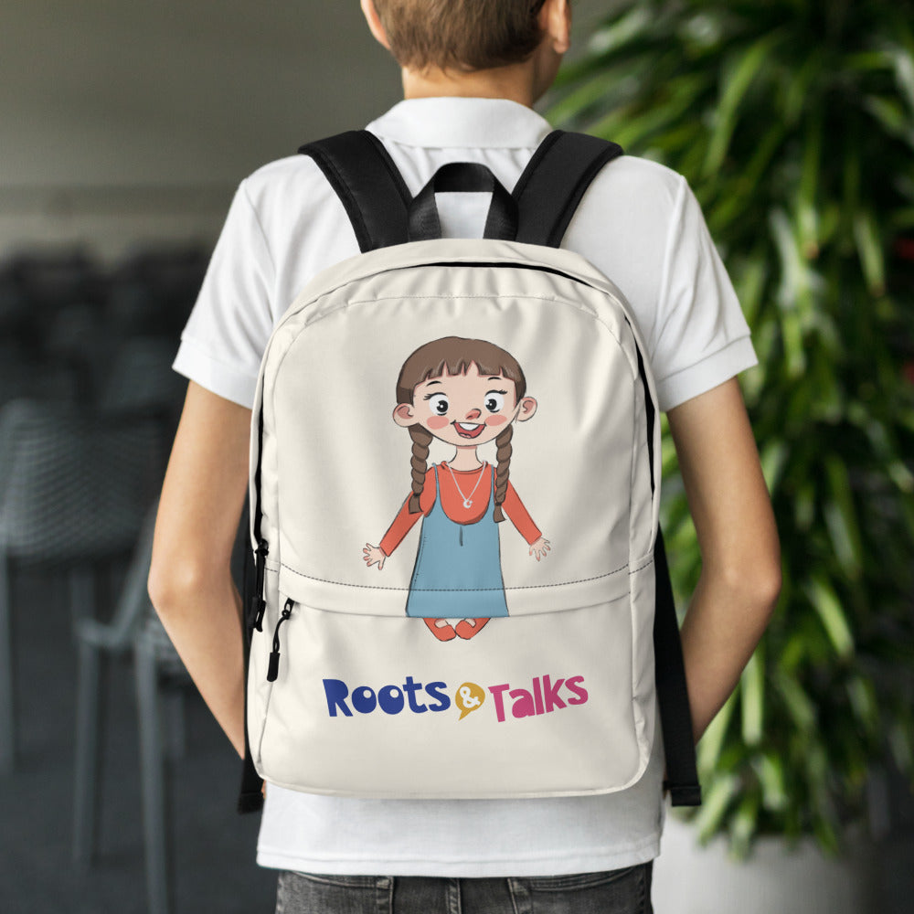 Eylül Character Backpack, Large Print, Roots & Talks - lifestyle photo 1