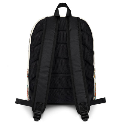 Rooted in Turkish Culture All-Over Print Backpack, Roots & Talks - Back