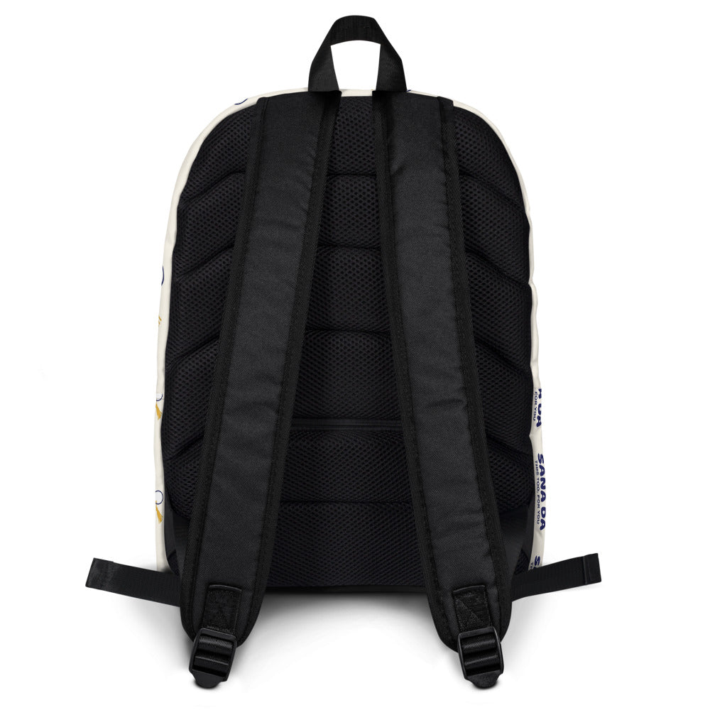 Sana Da All-Over Print Backpack, Roots & Talks - Back