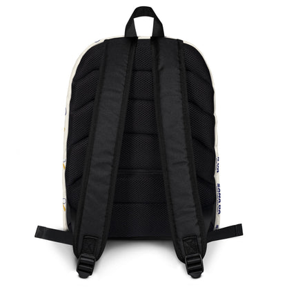 Sana Da All-Over Print Backpack, Roots & Talks - Back