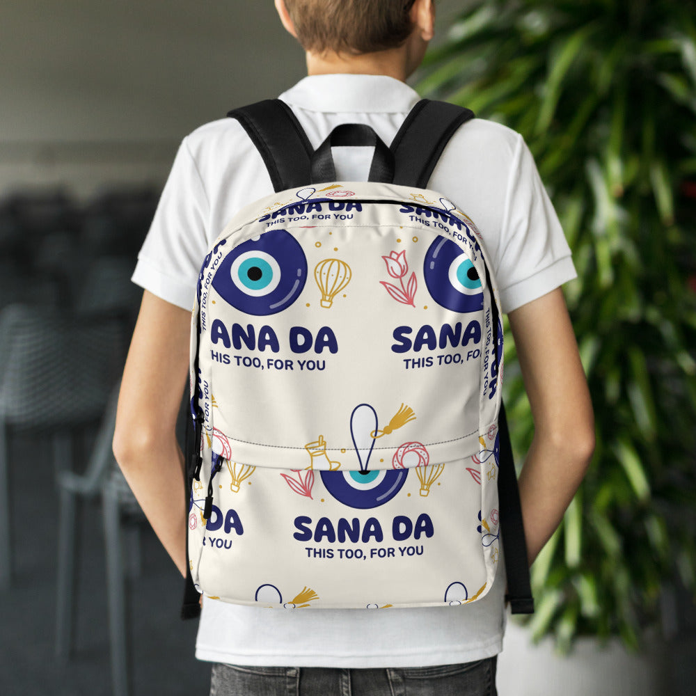 Sana Da All-Over Print Backpack, Roots & Talks - lifestyle photo 1