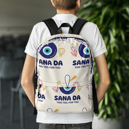 Sana Da All-Over Print Backpack, Roots & Talks - lifestyle photo 1
