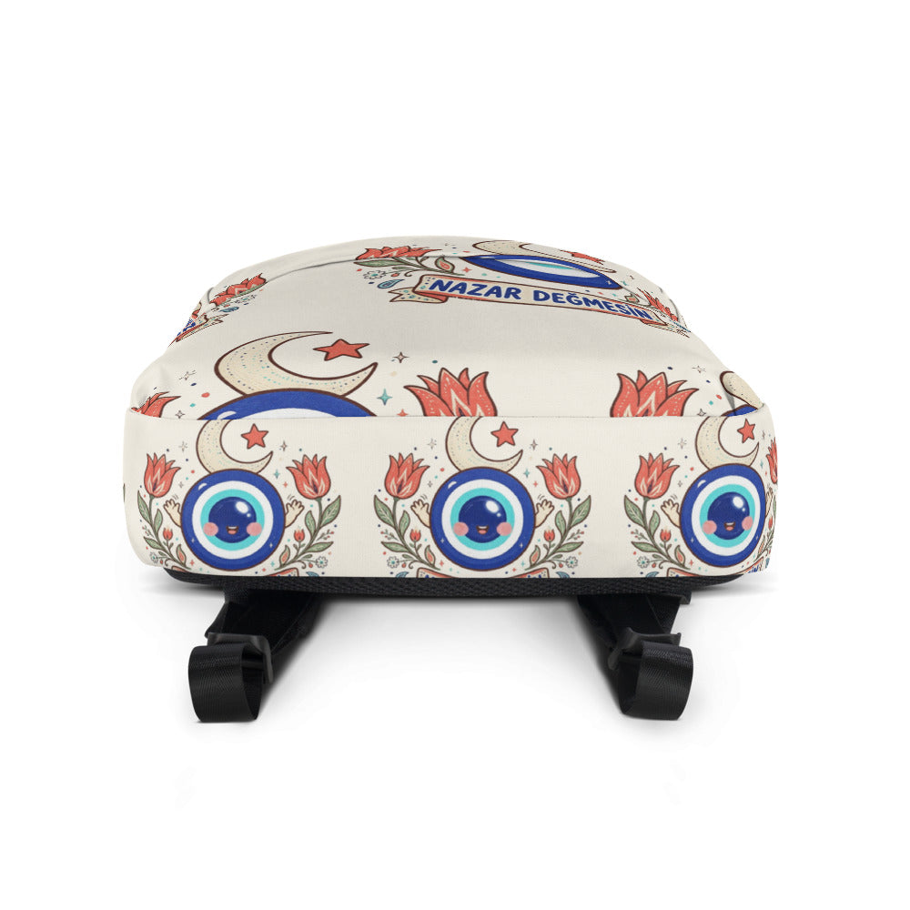 Nazar Değmesin All-Over Print Backpack, Roots & Talks - product photo