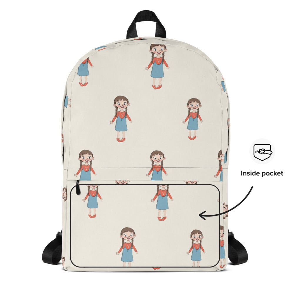 Eylül Character All-Over Print Backpack, Roots & Talks - product photo