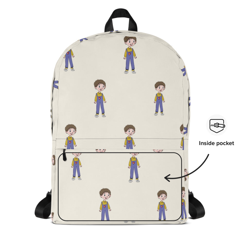 Ahmet Character All-Over Print Backpack, Roots & Talks - product photo