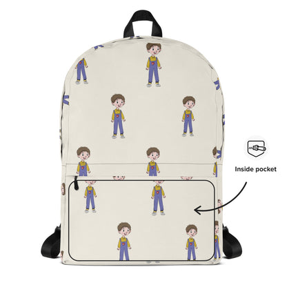Ahmet Character All-Over Print Backpack, Roots & Talks - product photo
