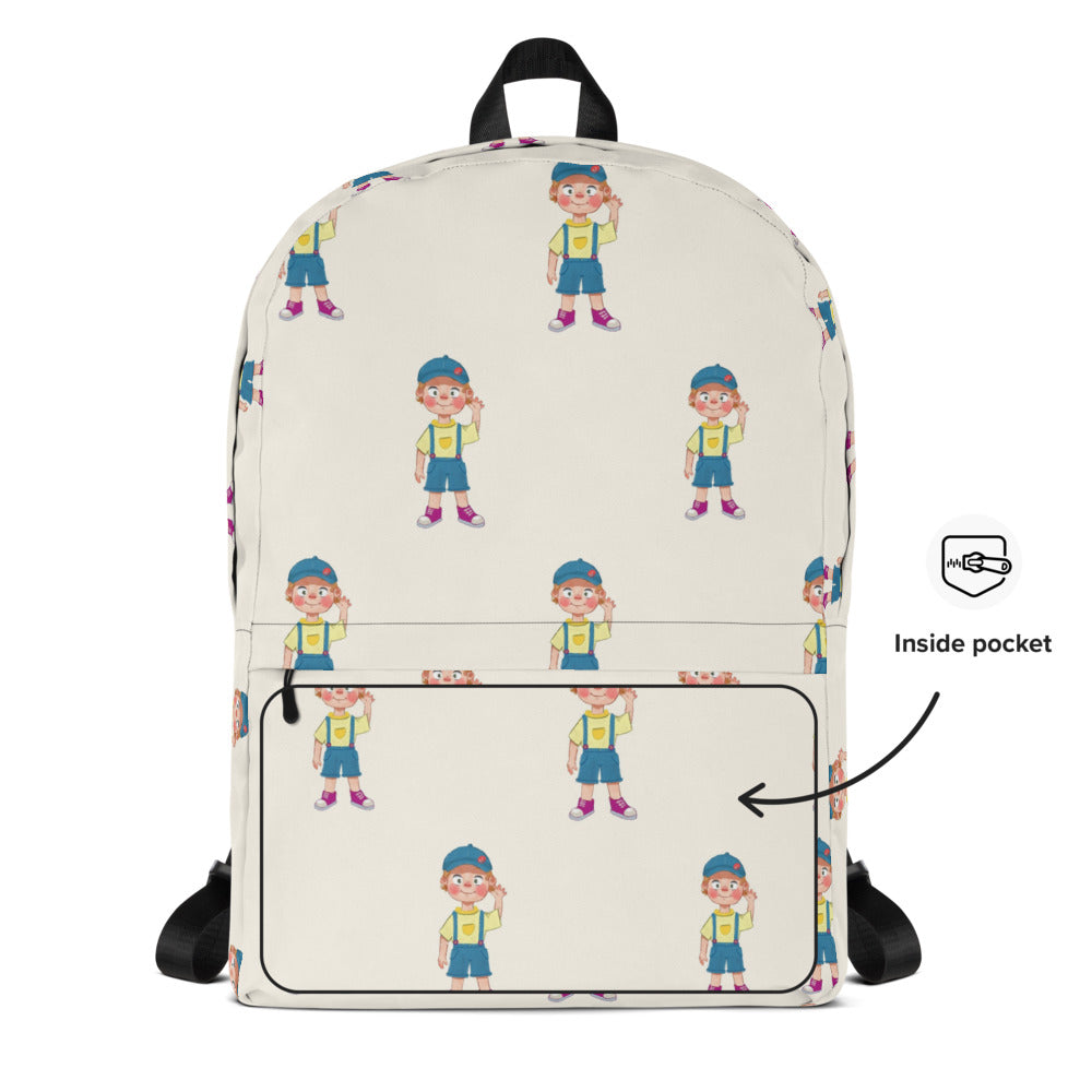 Giray Character All-Over Print Backpack, Roots & Talks - product photo