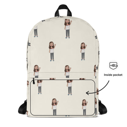 Defne Character All-Over Print Backpack, Roots & Talks - product photo